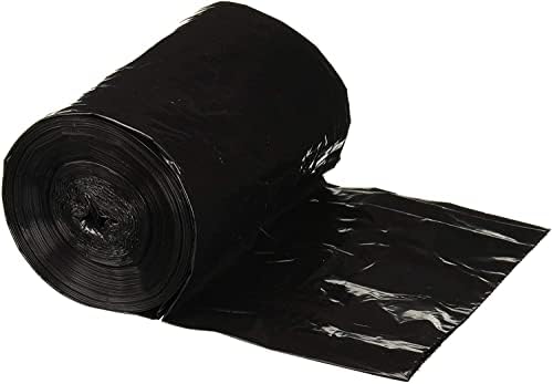PSBM 33 Gallon Black Trash Bag, 100 Bags, 1.5 Mil Thick, For Commercial Kitchen, Warehouse, Office, Janitorial, Can Liners, Large Garbage Bags