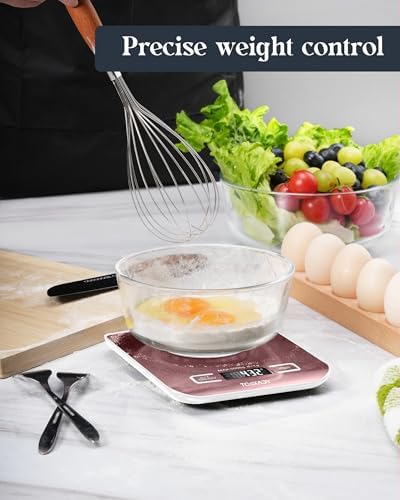 Food Scale, Digital Kitchen Scale with Grams & Ounces Units, 11lb