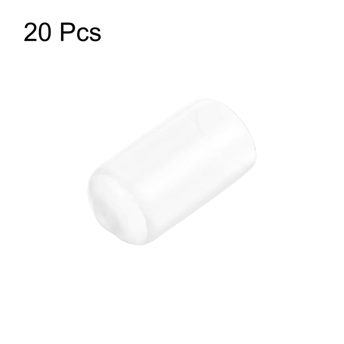20pcs Rubber End Caps Protective Caps 11mm ID Vinyl PVC Round Tube Bolt Cap Cover Screw Thread Protectors