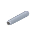20pcs Rubber End Caps 2mm ID Vinyl PVC Round Tube Bolt Cap Cover Screw Thread Protectors Grey