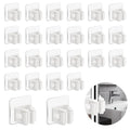 24 Pack Self Adhesive Broom Holder Wall Mount (24 Count)