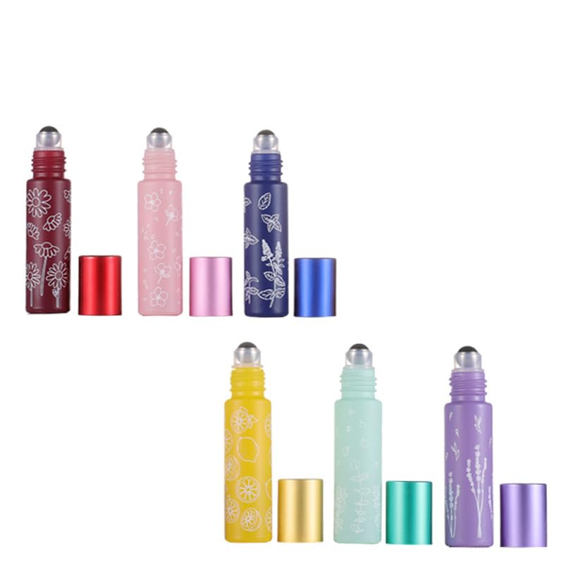 10ml Glass Essential Oil Roller Bottles Roll on Bottles (10 Count)