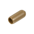 20pcs Rubber End Caps 5.5mm ID Vinyl PVC Round Tube Bolt Cap Cover Screw Thread Protectors Light Brown
