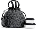 Fit & Fresh Cromwell Cinch Insulated Lunch Bag for Women w/Containers