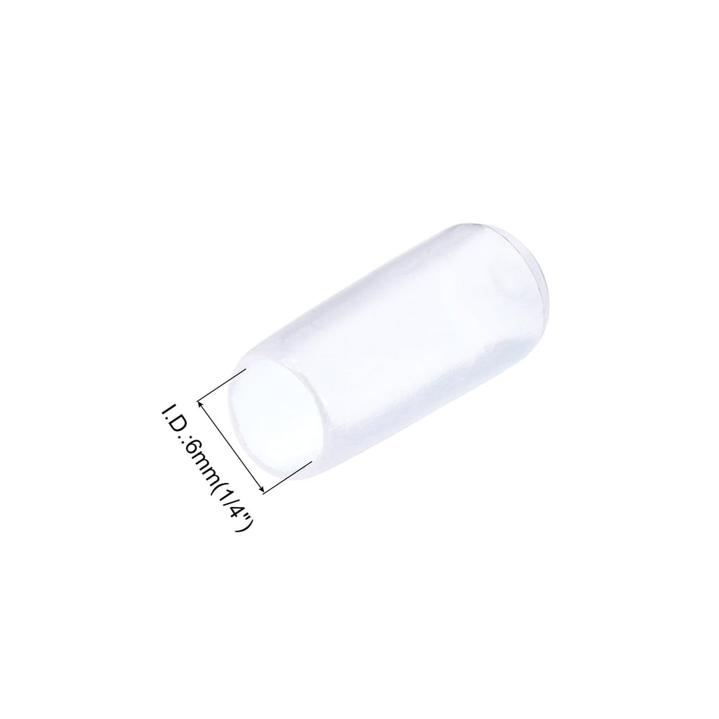20pcs Rubber End Caps 6mm