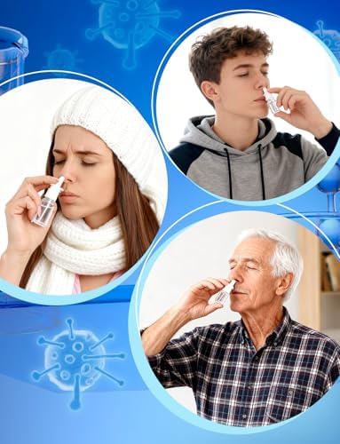 10 Pcs Nasal Spray Bottle Glass Empty Refillable, 10ML/0.35OZ