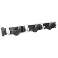 Space Aluminum Mop Holder Wall Mount Broom Hanger Hooks Nail