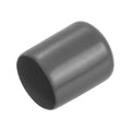 20pcs Rubber End Caps 20mm ID Vinyl PVC Round Tube Bolt Cap Cover Screw Thread Protectors Dark Grey
