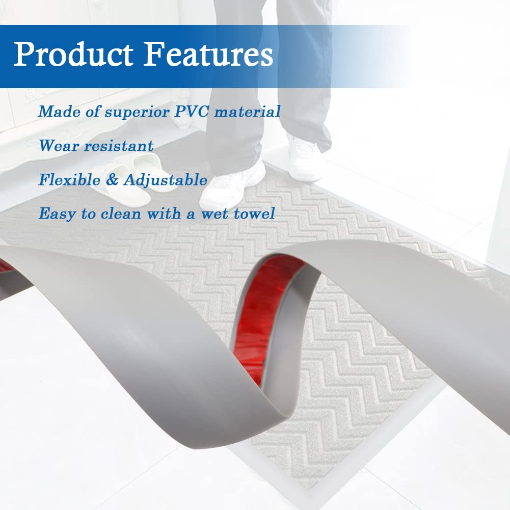 Carpet Transition Strip Self Adhesive Floor Transition Strip (10 Foot)