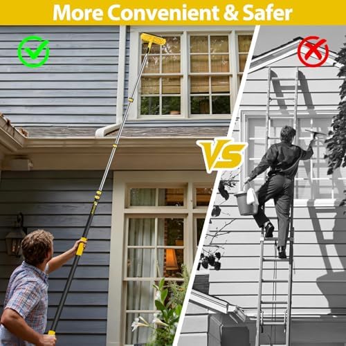25 Foot High Ceiling Duster Kits with 4.5-18ft Heavy Duty Extension Pole
