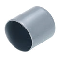 20pcs Rubber End Caps 29mm ID Vinyl PVC Round Tube Bolt Cap Cover Screw Thread Protectors Grey