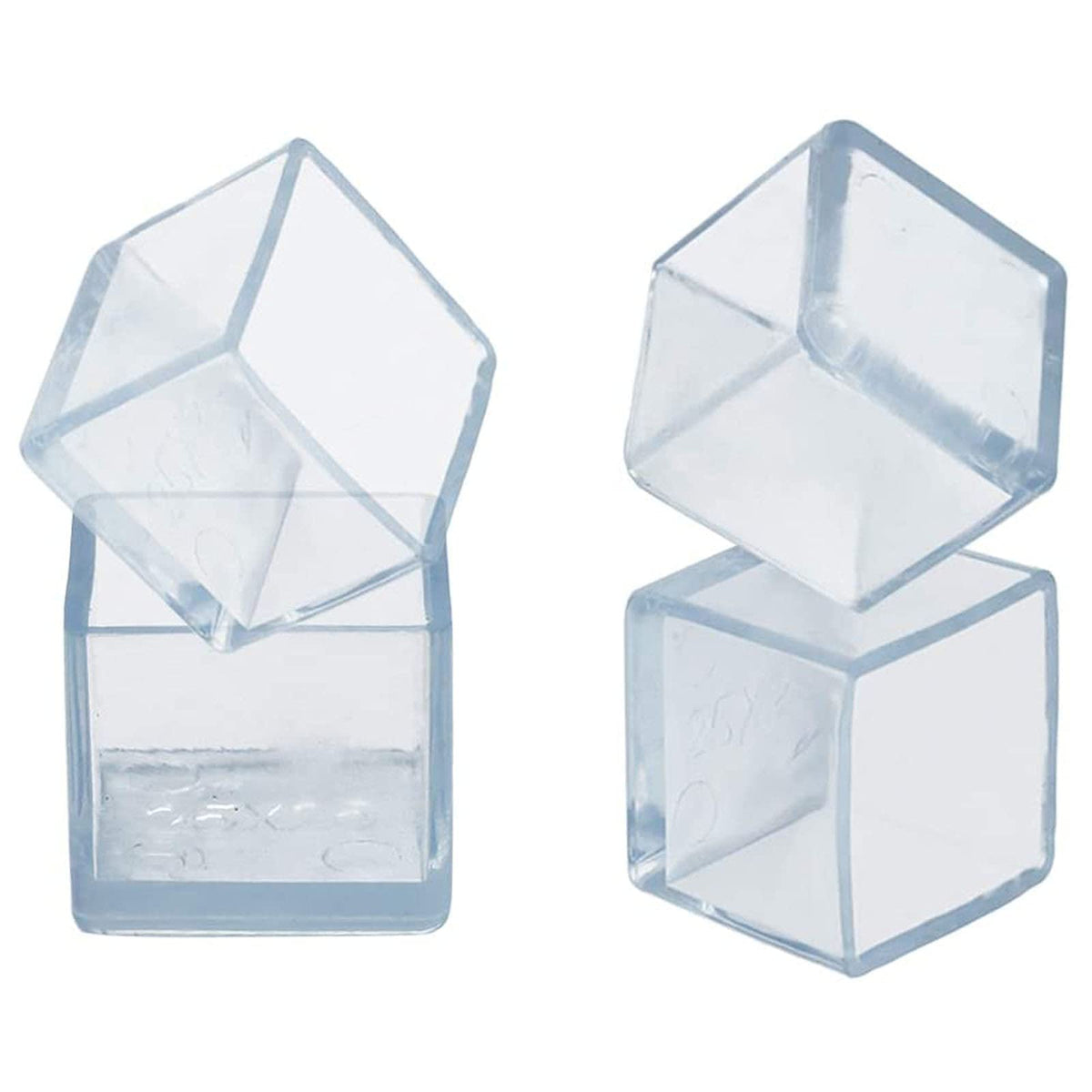 10 Pcs Transparent Square Anti (10 Count)