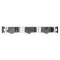 Punch free Wall Hanging Mop Holder with 4 Hooks Space Aluminum Mop and Broom Rack Black for Kitchen and Garage Storage Organizer