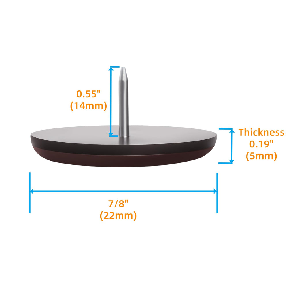 Furniture Glides Sliders (24 Count)