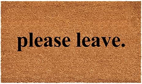 Calloway Mills 108372448 Please Leave Doormat, 24" x 48"