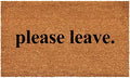 Calloway Mills 108372448 Please Leave Doormat, 24" x 48"