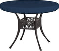 Covers & All Round Table Top Cover, 12 Oz Waterproof UV & Weather Resistant Patio Table Cover, Outdoor Table Cover for Patio Outdoor Furniture & Coffee Table (60" Dia x 4" H Inches, Blue)