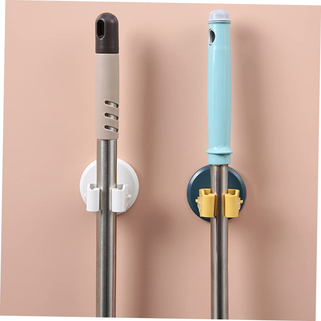 2sets Mop Broom Holder Wall