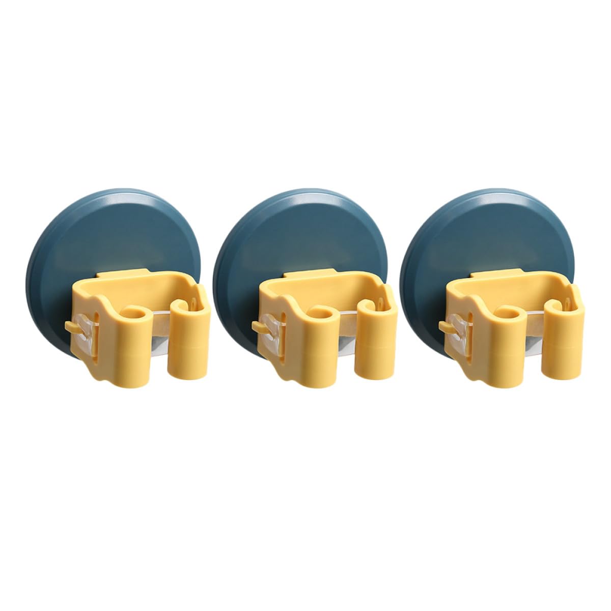 Mop Broom Holder Wall Mount Suction Cup Clamps Non