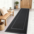 OLANLY Front Door Mat Outside 71x23, All-Season Heavy-Duty Rubber Doormat