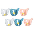 Wall Mounted Mop Holder and Broom Organizer 6pcs