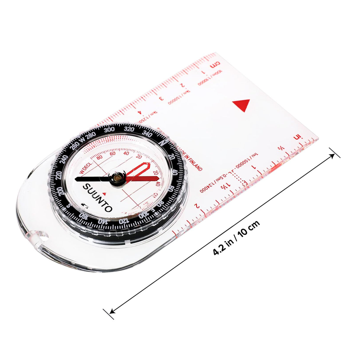 SUUNTO A-10 Compass: Compact, Simple to use Recreational Hiking Compass, Hiking, Boy Scouts, Orienteering