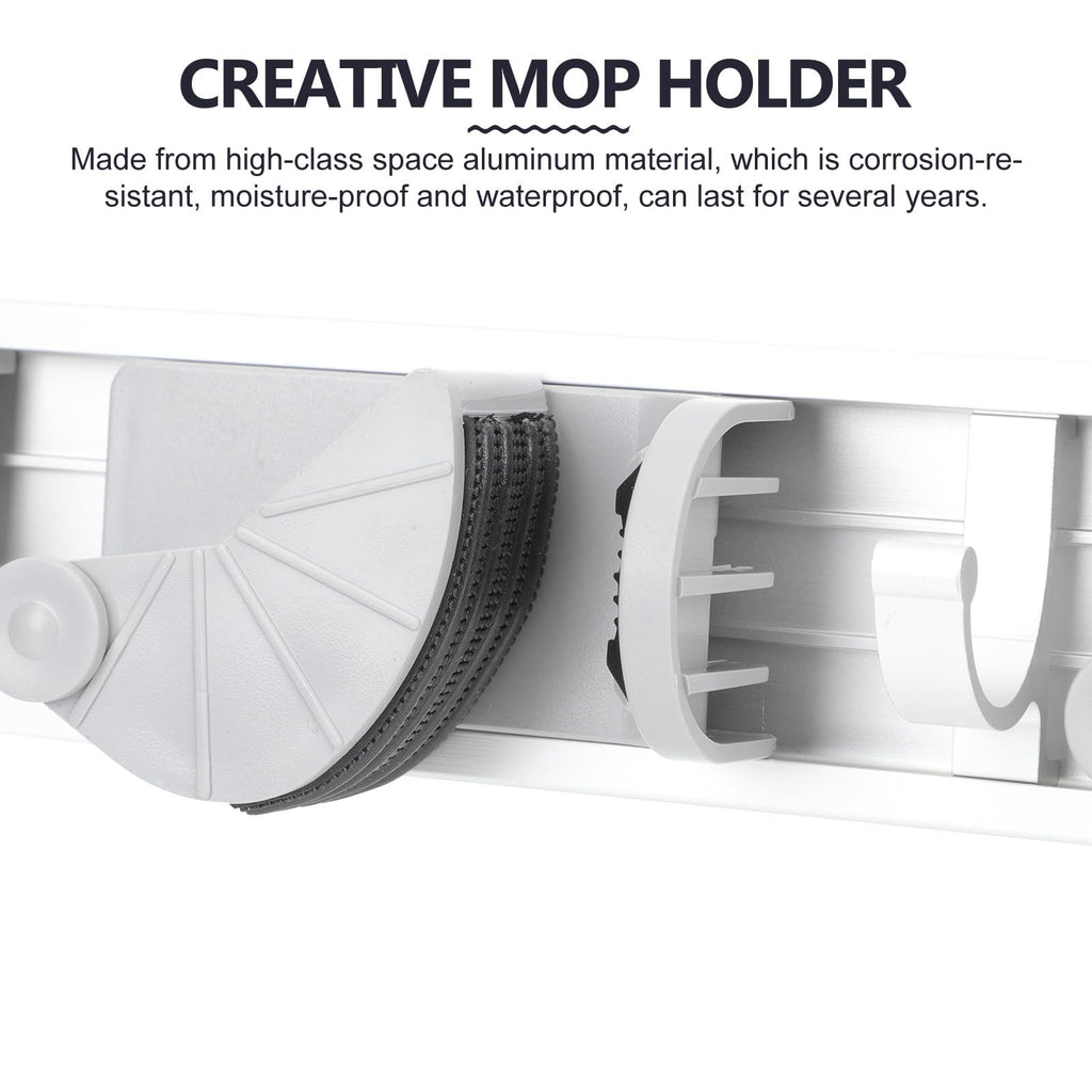Wall Mounted Mop and Broom Holder Hooks