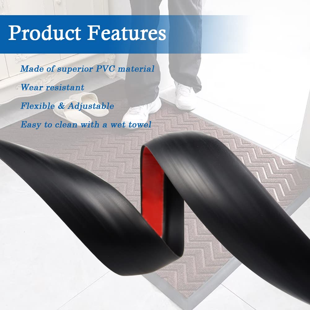 Carpet Transition Strip Self Adhesive Floor Transition Strip (6.56 Foot)