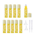 10ml Glass Essential Oil Roller Bottles Roll on Bottles (10 Count)
