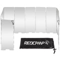 REDCAMP Folding Outdoor Stove Windscreen, 12 Plates Aluminum Camping Stove Windshield with Carrying bag, Lightweight Butane Burner Windshield