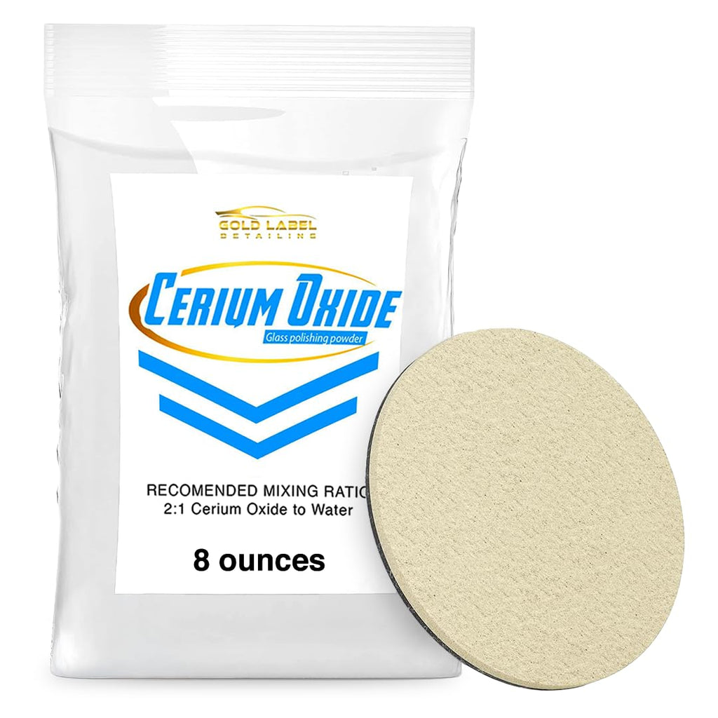 Optical Grade Cerium Oxide 8oz Glass Repair Powder (8 Ounce)