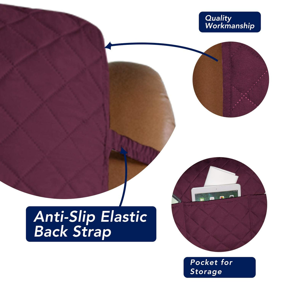 Reversible Recliner Chair Covers Couch Covers for Dogs