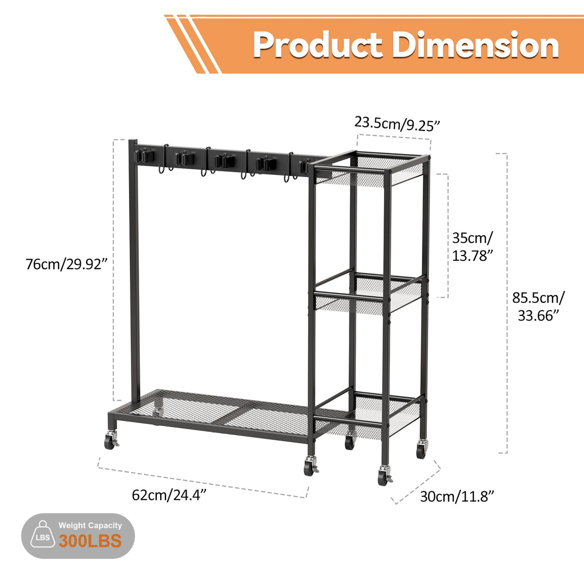 Broom Holder Cleaning Supplies Organizer