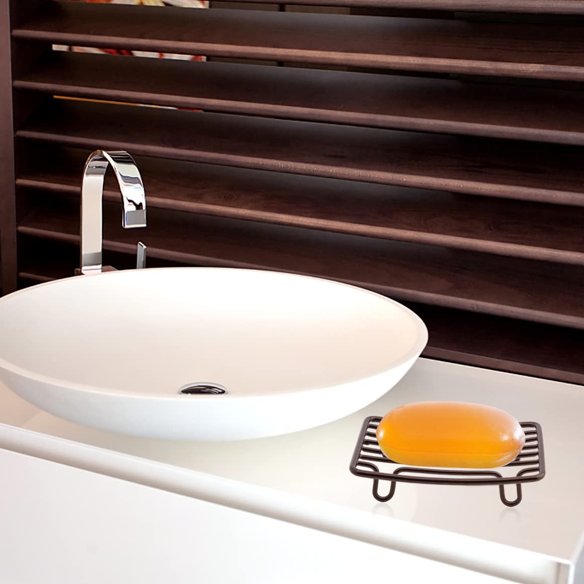 Bar Soap Dish Holder for Shower Bathroom Stainless Steel Rust Proof Self Draining