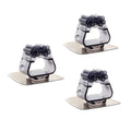 3 Pcs Wall Mounted Mop Holder Self (3 Count)