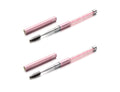 2PCS Mascara Brushes Eyebrow Eyelash Brushes Mascara Wands Applicators Eye Brushes Portable Cosmetic Brushes with Cap Spoolies Brushes for Eyelash Extensions and Eyebrows (2 Count)