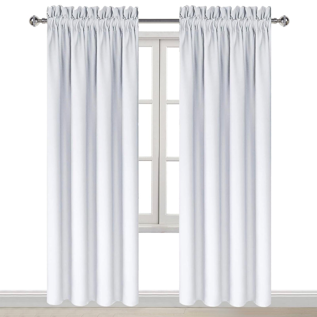 Blackout Curtains for Bedroom Living Room 42 x 84 Inch Long 2 Panels (2 Count)
