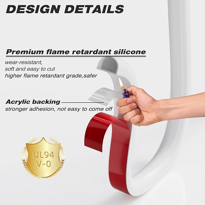 118”TV Cord Hider for Wall Mounted TV, Selfadhesive Wall Cable Hider for 1 Cord, Flexible Silicone White Cord Covers Wire Hiders for Cords on Wall,Babyproof Cable Concealer Raceway Management