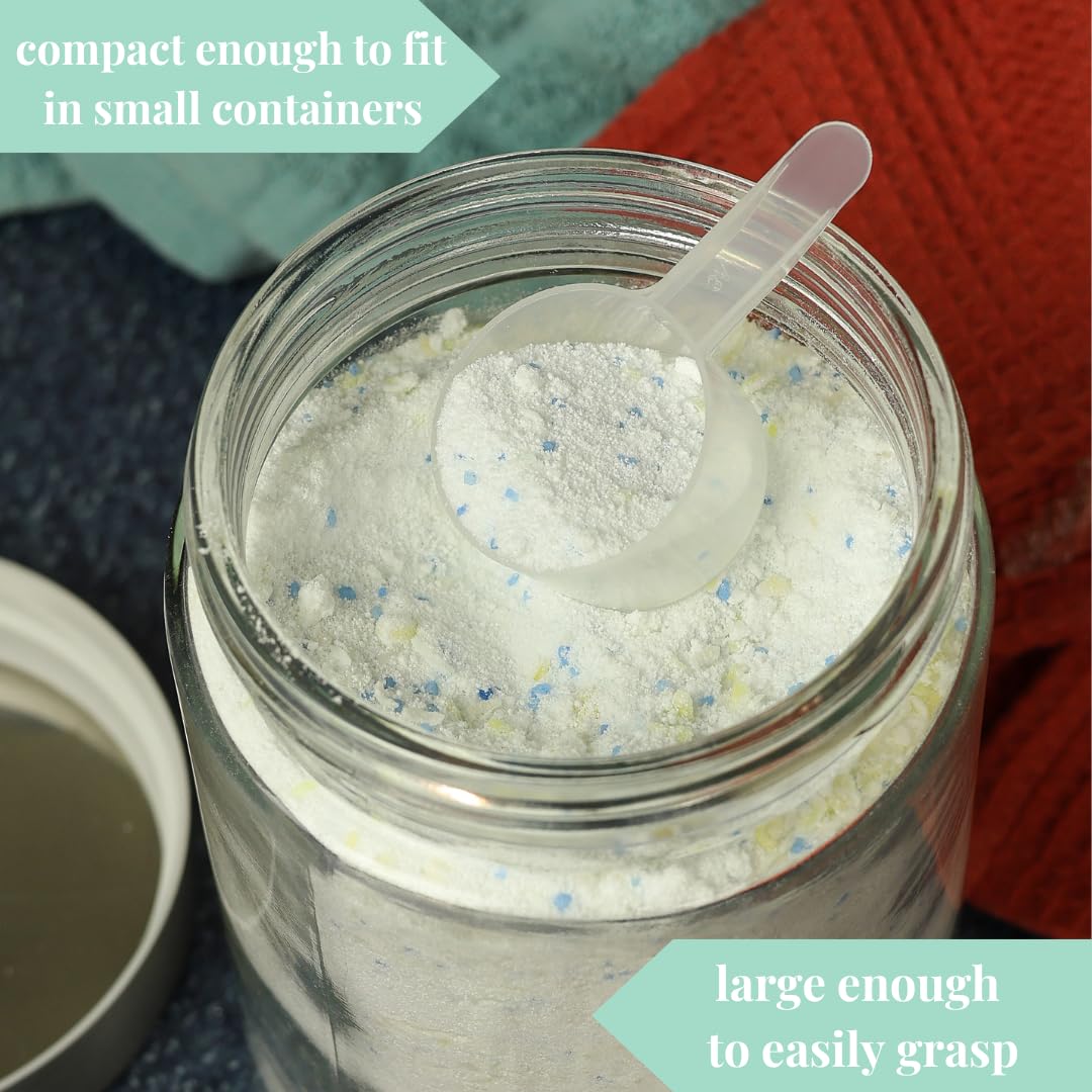 4 Pack 1 Tablespoon Plastic Measuring Scoop