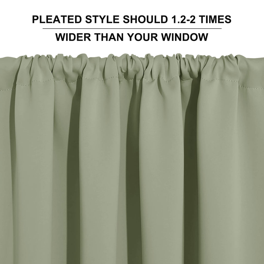 Blackout Curtains for Bedroom Living Dining Room 84 inches Long (2 Count)