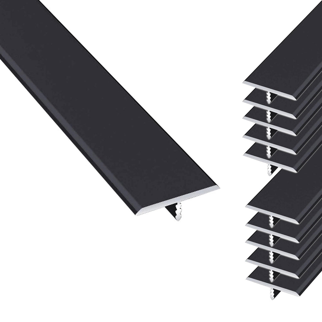 10Pcs Aluminum T Molding Floor Transition Strip (10 Count)