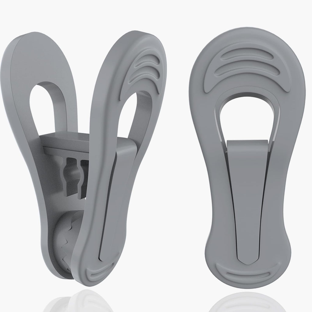 Grey Hanger Clips 50 PCS