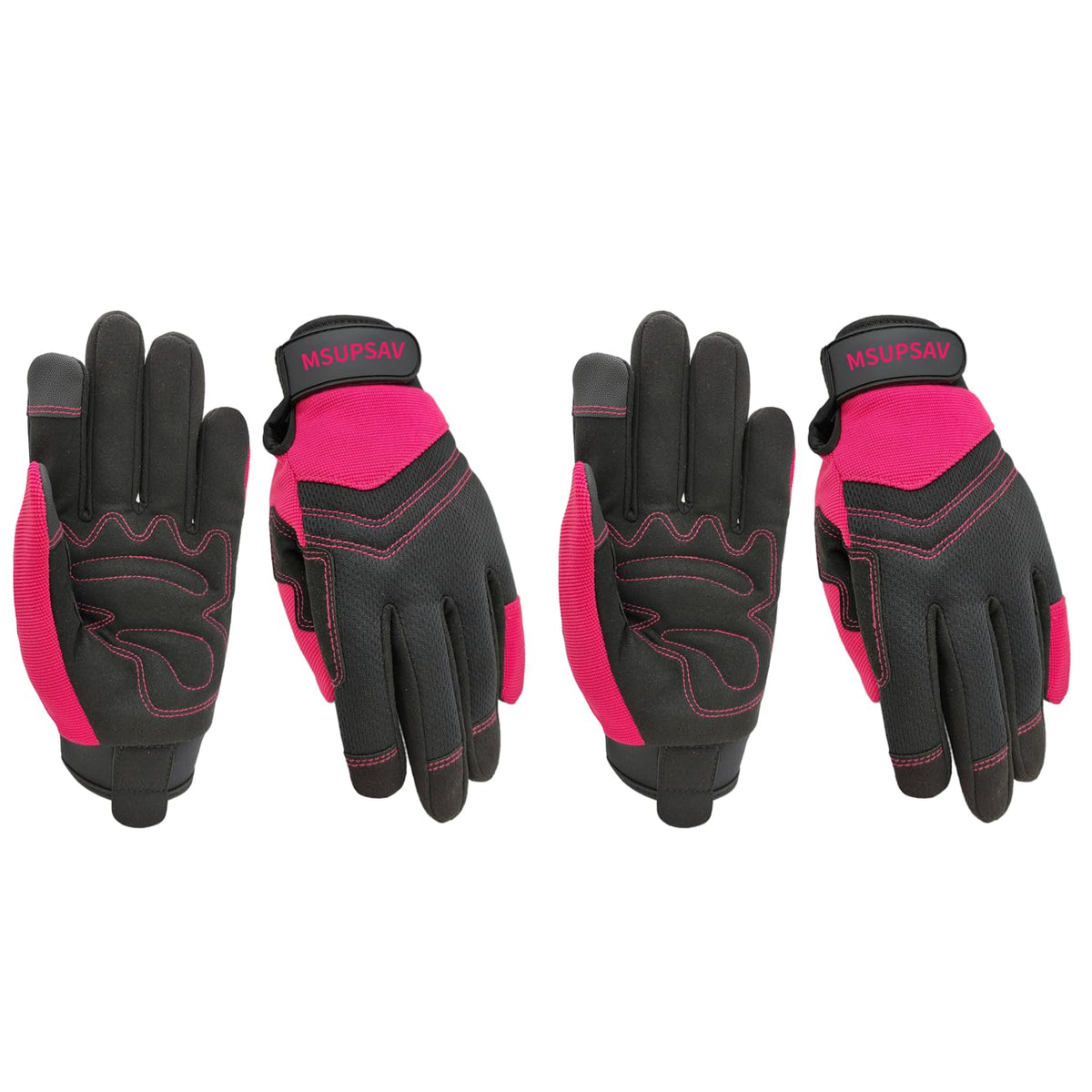 2 Pairs Women Work Gloves