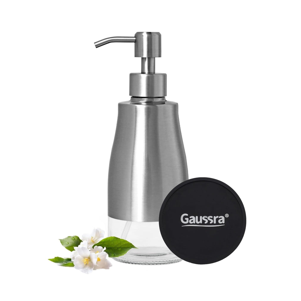Soap Dispenser with Coaster and Stickers
