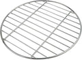 Stainless Steel Grill Grate, Round BBQ Cooking Grid for Even Heat Distribution, High Resistant & Polished Mesh, Outdoor Grilling Accessory, 28cm/33cm/38cm(33CM)