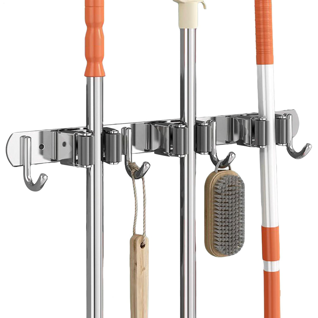 Broom Holder Wall Mount Stainless Steel Holder
