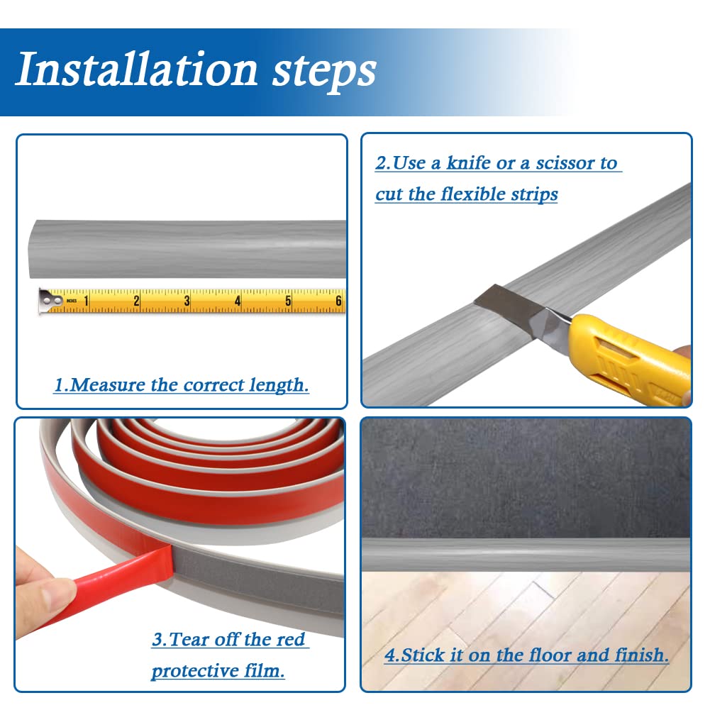 Carpet Transition Strip Self Adhesive Floor Transition Strip