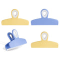 Bag Clips Heavy Duty Chip Clip and Refrigerator Magnet Clips for Food Storage with Air Tight Seal Grip (4 Count)