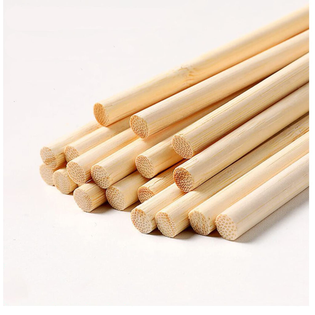 1 2 x 6 Inch 10 PCS Dowel Rods Wood Sticks Wooden Dowel Rods (10 Count)