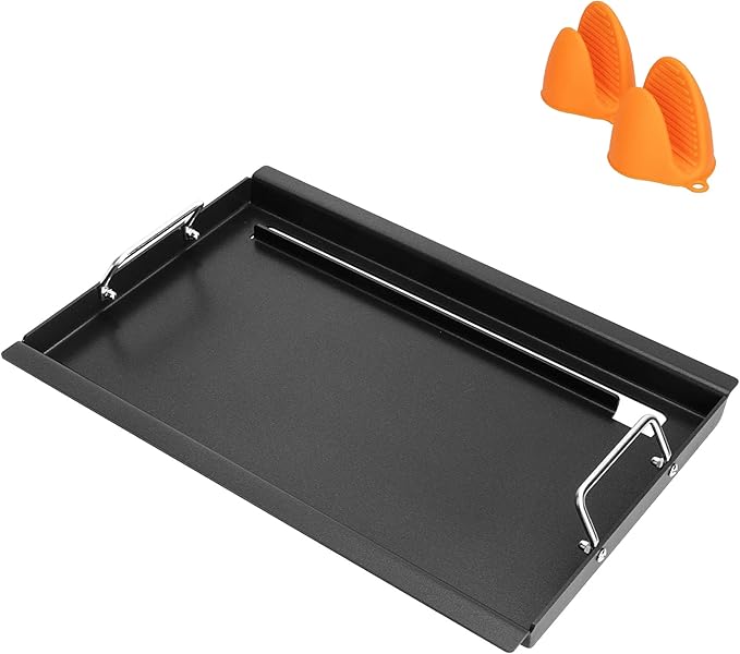 Full-Size Griddle Inserts for Charbroil Performance 4 Burner, Flat Top Griddle for Charbroil Grill 463354021 463365021 463352521 463365522 463350521, Replacement Parts for G426-0004-W1 G426-0005-W1